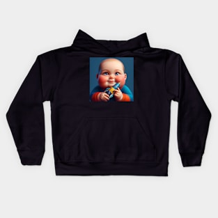 Baby Rocket Scientist Kids Hoodie